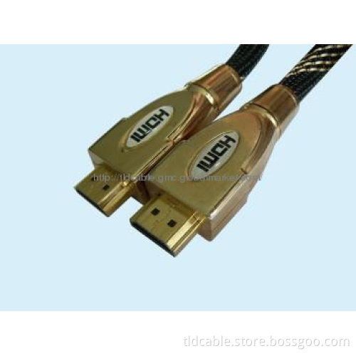 HDMI Cable Metal Cable with Nylon net